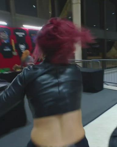 big ass big tits latina leather thick wrestling gif