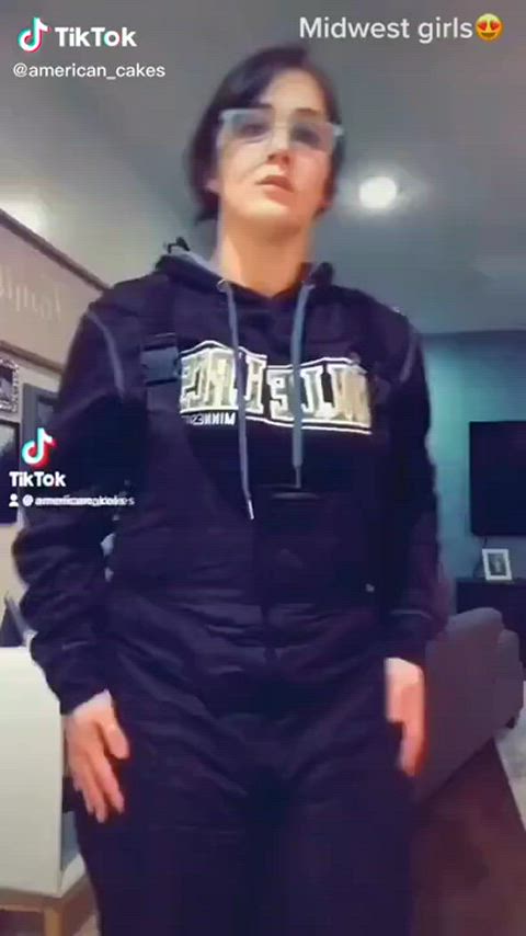 booty cute girls homemade pretty teasing teen tiktok gif