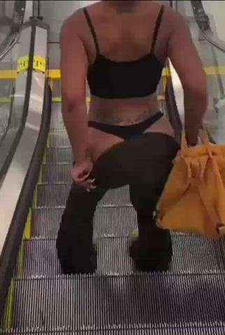 Going shopping with my sister you never know what the fuck her crazy ass gone do