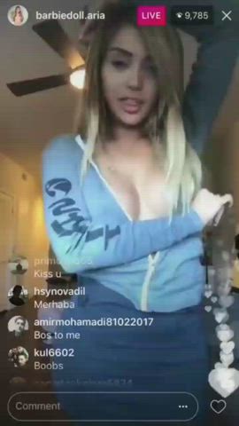 cleavage cute nipslip gif