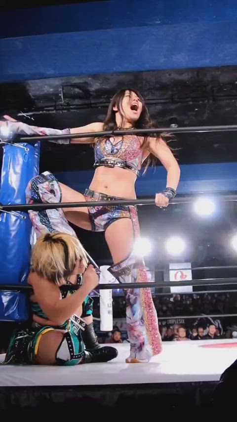 japanese spreading wrestling gif