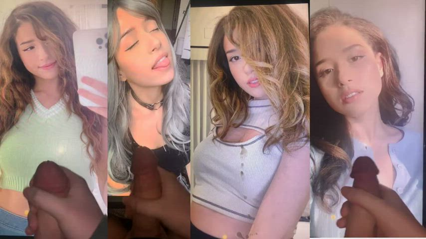 poki and a lot of cum - a PERFECT combo - four pokimane cum tributes