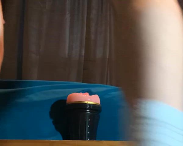 Who likes the way I drain my teen cock in my fleshlight?