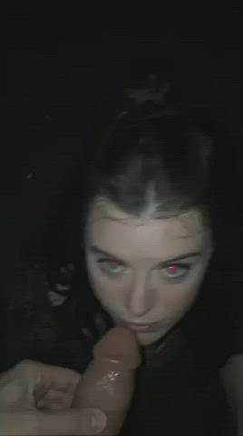 blowjob outdoor pale gif