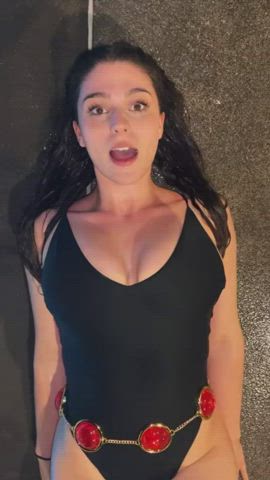 Cosplay Raven Tits gif
