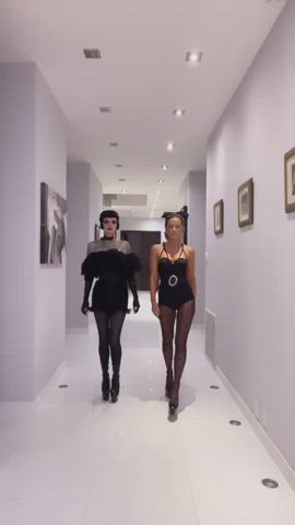 brunette celebrity cleavage fake tits kate beckinsale legs small tits stockings gif