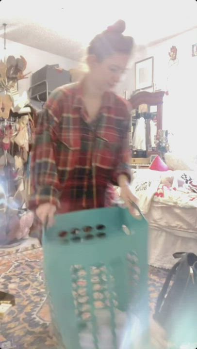 Boobs Nipslip TikTok gif