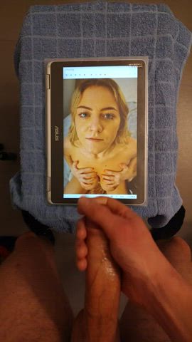 cumshot solo tribute gif