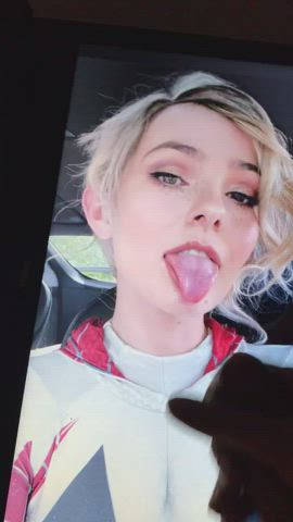She is just milked my cock with that tongue