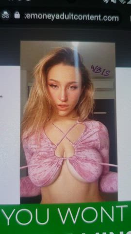 Blonde Bouncing Tits Tits gif