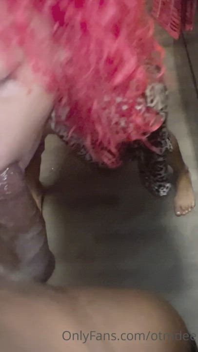 Intense Lesbian Upskirt gif
