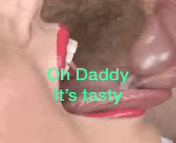 cum in mouth cumshot daddy gif