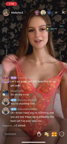 blonde small nipples small tits underwear gif