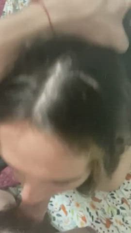 amateur blowjob teen gif