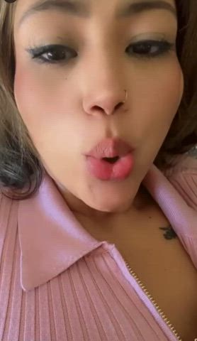 candy latina lips mature sucking gif
