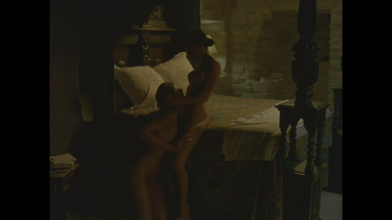 Blonde Brunette Fingering Kissing Lesbian Naked gif