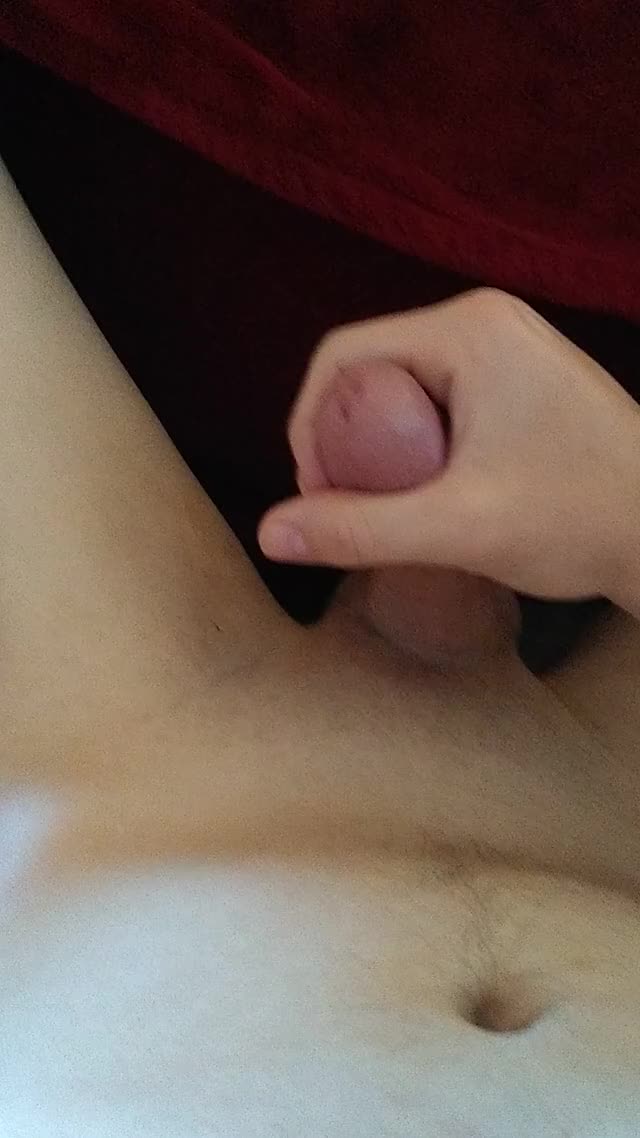 Teen spurting cum with hairbrush in ass
