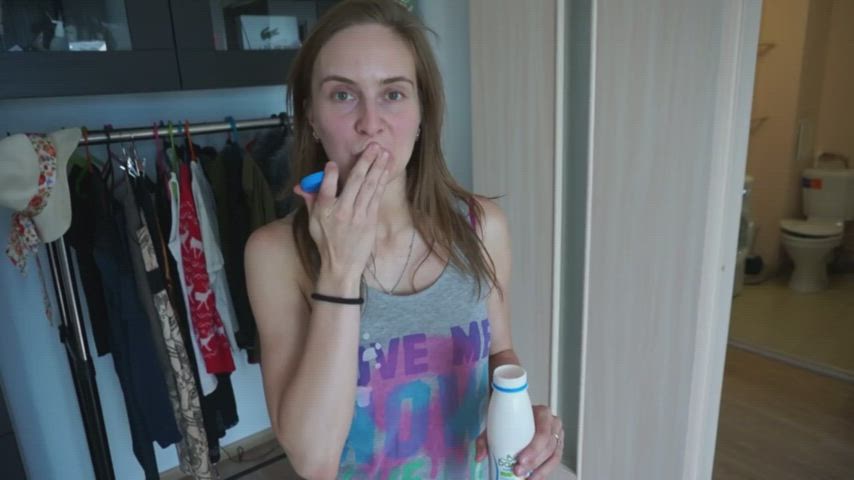 Big Dick Small Tits Strip gif