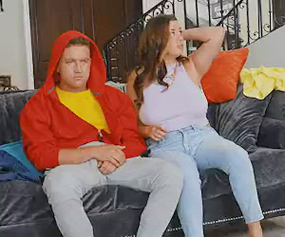 Brazzers Strap On Threesome gif