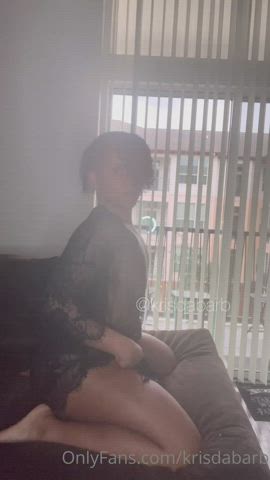 big ass big balls booty femboy hispanic latina thick trans twerking gif