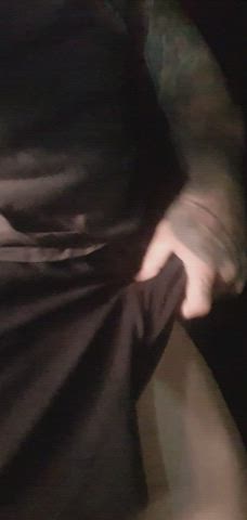 Cock Pee Pierced Tattoo Wet gif