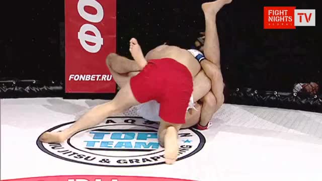 Artur Magomedov with an armbar over Karshyga Dautbek, to start off Fight Nights Global.