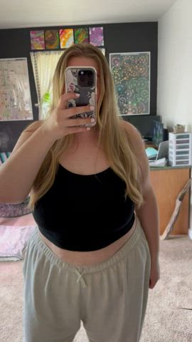 big tits blonde boobs gif