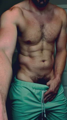 big dick cock masturbating gif