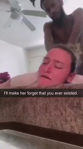 ahegao hair pulling interracial gif