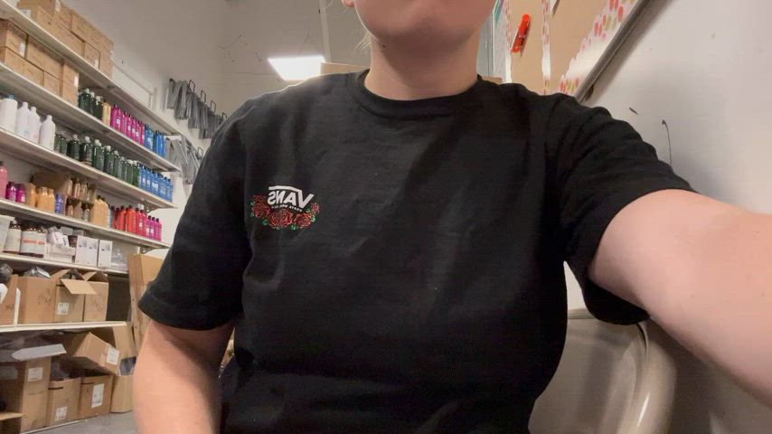 I’m getting braver and now I’m flashing at work