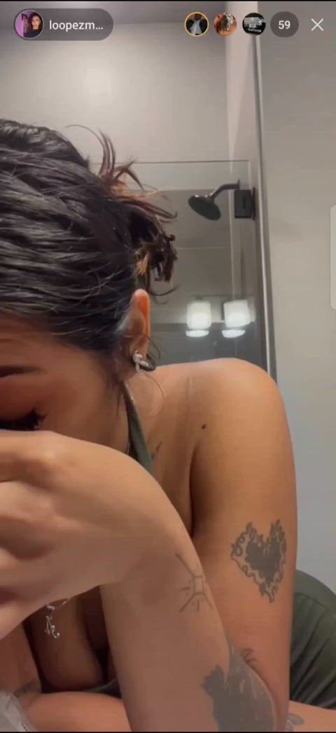 areolas big tits braless flashing tits just-boobs tik-tok gif