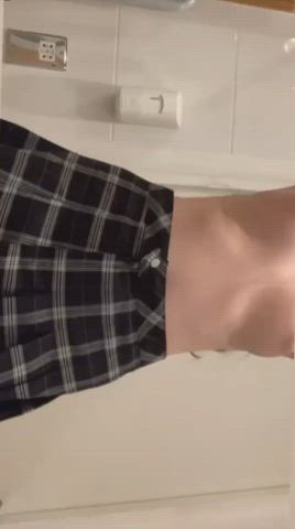 Slut with boobs or the skirt?