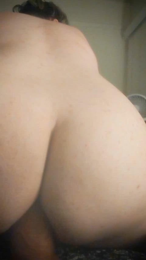 Fucking myself with a cock as thick as my arm