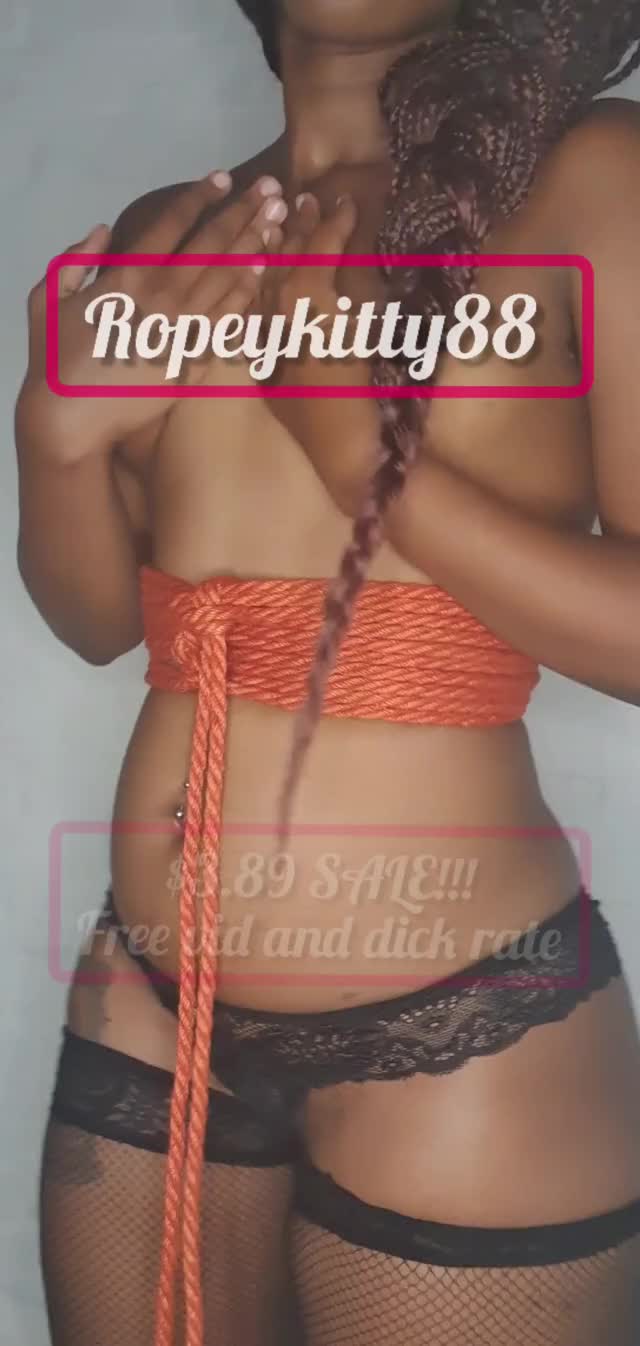 ?come play with a thick, kinky, ebony babe for just $3.89?Link below ?