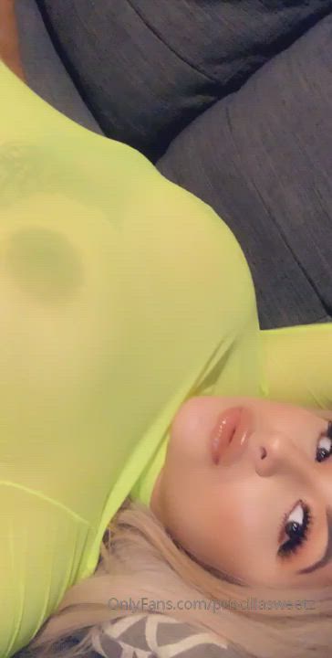 Blonde Body Fake Tits gif