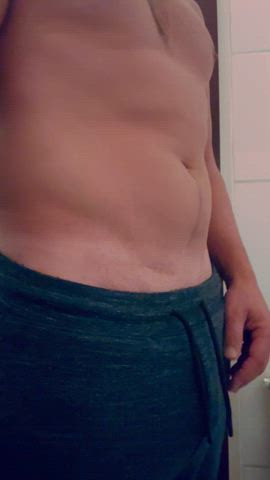 Sweatpants are getting tight