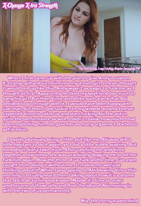 big tits blowjob brunette cumshot double blowjob ffm redhead scissoring threesome