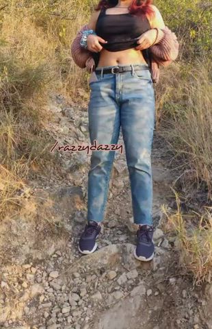 first time flashing in public, i was so nervous doing this (oc) Indian ❤️