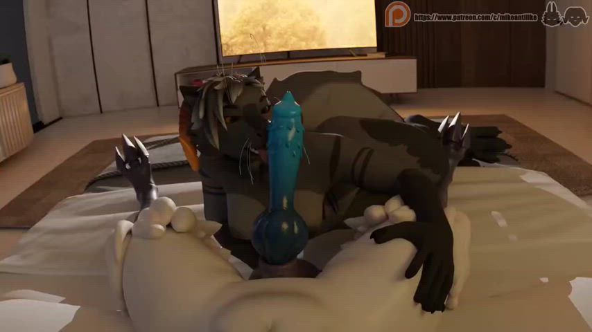 animation big dick big tits blowjob breeding deepthroat furry pov sex sucking gif