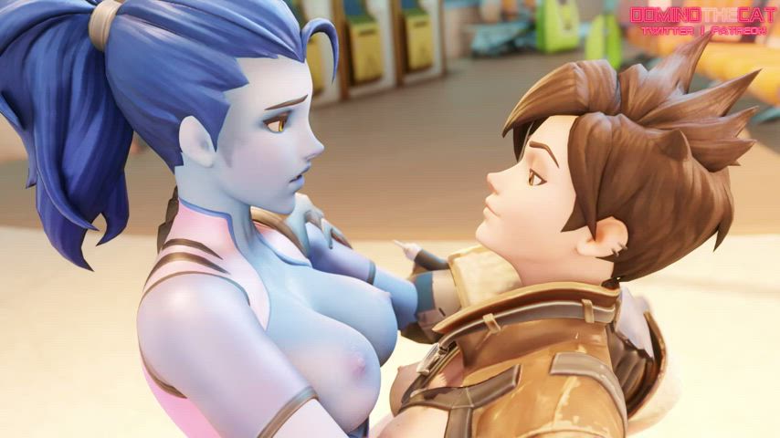 3D Animation Cartoon Futanari Hentai Overwatch Parody Rule34 SFM Porn GIF by dominothecat