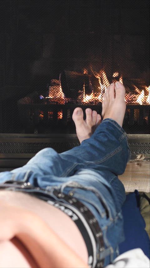 Chillin by the fire
