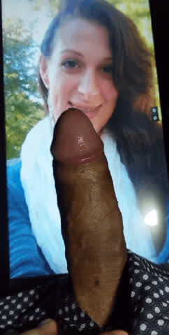 bbc big dick cock worship daughter family foreskin interracial tribute uncut gif