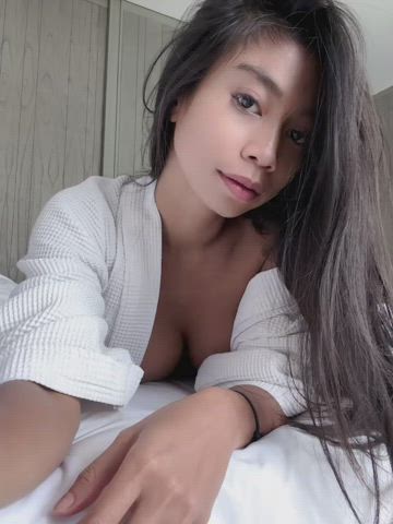 erect nipples groping selfie gif