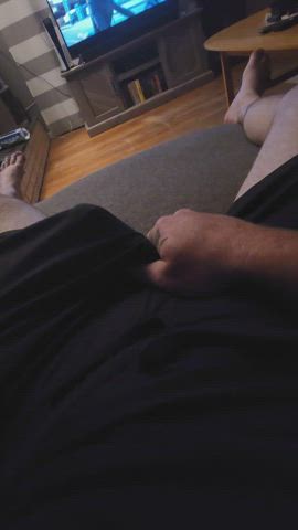 Big Dick Daddy Tease gif