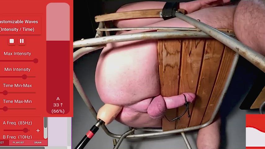 Imagine yourself in this chair... Would you also beg for mercy like a slut?🙂 *Explanation: