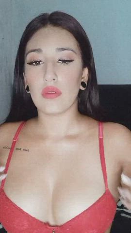 latina natural tits tits gif