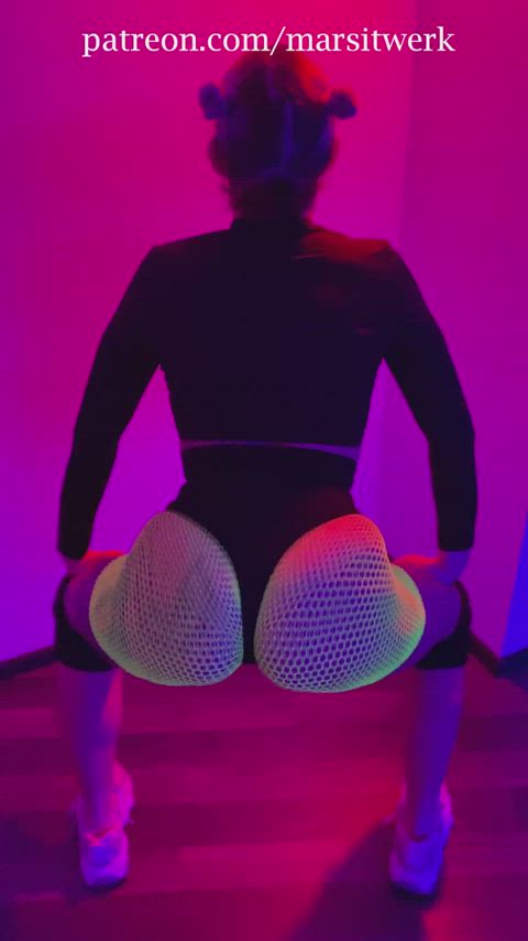 Green Fishnet Twerk