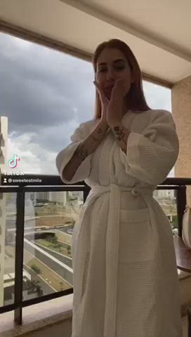 Blonde cute tits