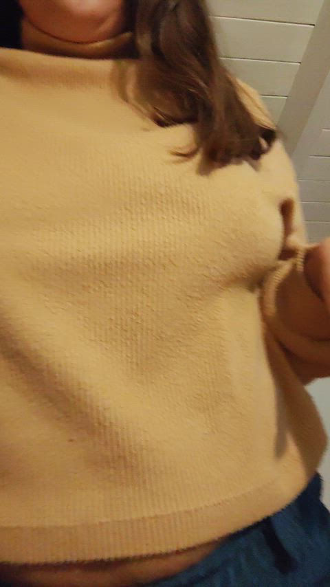 belly button brunette belly gif