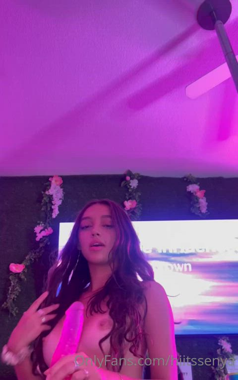 cute natural topless gif